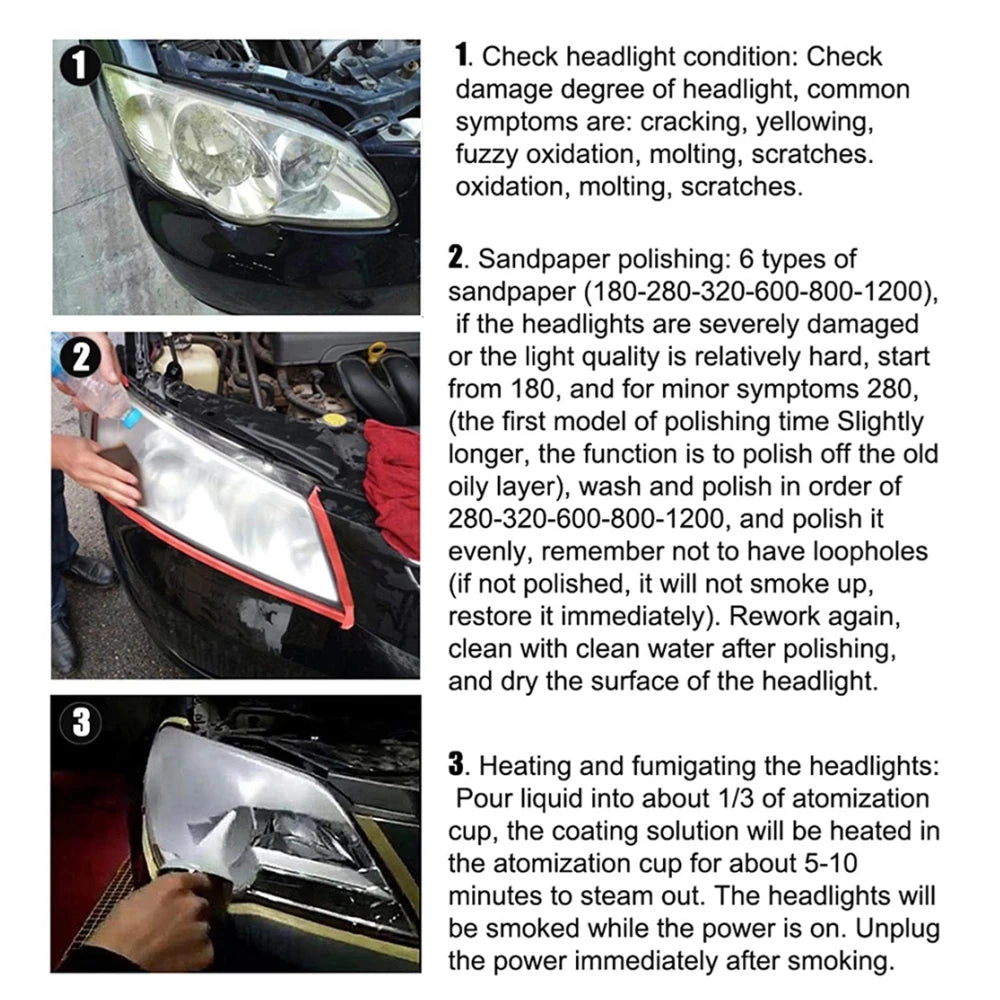 Pro Headlight Restoration Kit™ - Results in 15 Minutes