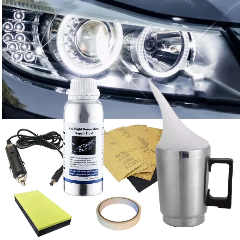 Pro Headlight Restoration Kit™ - Results in 15 Minutes